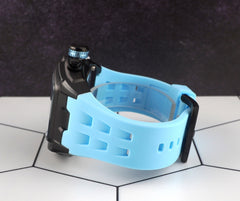 IceTime 45mm Men's Blue Black Dial Steel Mens Watch 0.10ct Diamonds IT24