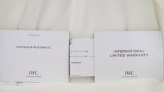 IWC Ingenieur Automatic 40mm Steel Band Aqua Dial Fixed Bezel IW328903