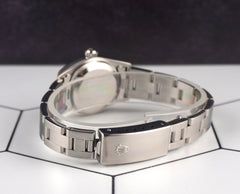 Rolex 25mm Oyster Perpetual Stainless Steel Pink Dial Watch 67180