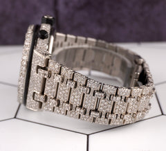 AUDEMARS PIGUET Royal Oak Offshore 42mm 30ct Diamonds Steel Watch 25770ST Papers