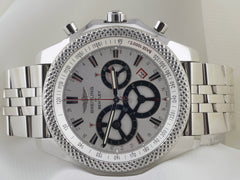 Breitling Bentley Barnato Racing 49mm Steel Fixed Silver Dial A25366