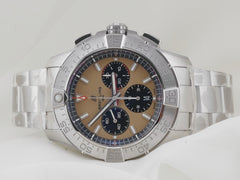 Breitling Avenger B01 Chronograph 44mm Steel Rotating Beige Dial AB0147101A1A1