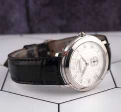 Audemars Piguet Jules Audemars Classic 36mm Silver Dial 18k WG Watch 15056BC