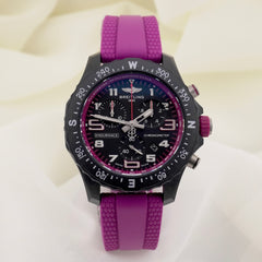 Breitling Endurance Pro 38mm Breitlight Black Dial Rubber Strap MSRP $3,550