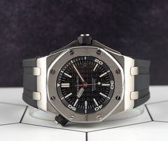 Audemars Piguet 42mm Royal Oak Offshore Diver Steel Men's Watch 15703ST