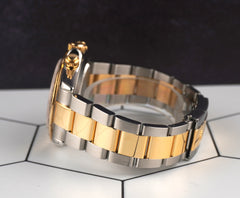 Rolex Daytona Cosmograph 40mm 18k/Steel Men's Oyster METEORITE Dial Watch 116523