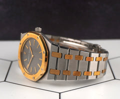 Audemars Piguet 33mm Royal Oak 2-Tone Unisex Grey Dial Quartz Watch 56143SA