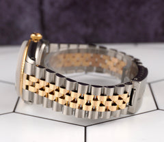 Rolex Datejust 36mm Yellow Gold Palm Motif Diamond Dial Jubilee Watch