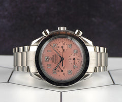 Omega 39mm Speedmaster Chronograph Pink Mop Dial Automatic Watch 3502.87