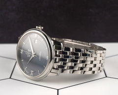 Omega 39.5mm De Ville Prestige Co-axial Blue Dial Steel Watch 424.10.40