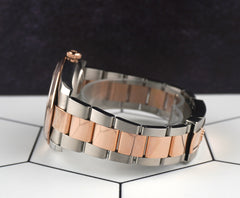 Rolex 41mm Datejust Rose Gold/Steel Everose Gold Sundust Dial Mens Watch 126301