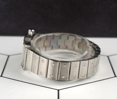 Cartier Santos Galbee 24mm Quartz Steel White Dial Ladies Watch 1565