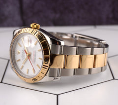 Rolex Men Datejust 36mm Turn-O-Graph 18K Yellow Gold/Steel Watch Oyster 116263