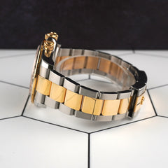 Rolex 40mm Daytona Steel 18K Yellow Gold Gold Dial Men's Watch 126503