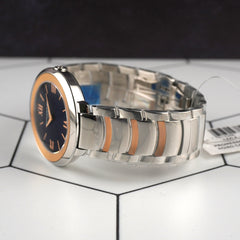 Baume & Mercier Promesse Blue Dial 34mm Two-Tone Quartz Ladies Watch M0A10251
