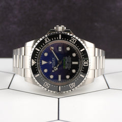 Rolex 44mm Sea-dweller Deepsea Steel Cameron D-Blue Men's Watch 126660