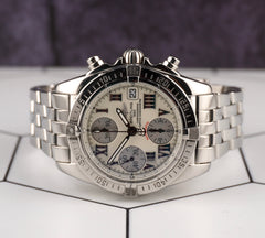 Breitling 39mm Chrono Cockpit Stainless Steel White Dial Automatic Men’s A13358