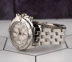 Breitling 39mm Chrono Cockpit Stainless Steel White Dial Automatic Men’s A13358