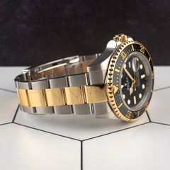 Rolex 43mm Sea-Dweller Black Dial Steel Yellow Gold Men's Watch 126603