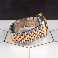 Rolex 36mm Datejust Turn-O-Graph 18K Rose Gold/Steel Jubilee Watch 116261