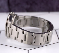 Rolex Oyster Perpetual 31mm 2ct Diamonds Baby Blue Dial Steel Watch 77080