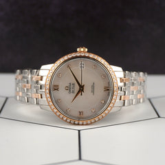 Omega 32.7mm De Ville Prestige RG Steel Auto Steel Watch 424.25.33.20.55.002