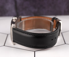 Cartier 26mm Tank Americaine White Gold Large Silver Dial Mens Watch 1741