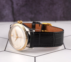 Rolex 34mm Oyster Perpetual Zephyr Vintage 2-Tone Leather watch Ref 6582