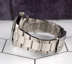 Rolex Mens Datejust II 41mm Oyster Steel Baby Blue Dial Watch 126300