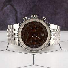Breitling 47mm Montbrillant Legende Bronze Dial Men's Watch A23340