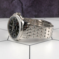 Breitling 42mm Premier B01 Chronograph Green Dial Steel Mens Watch AB0118