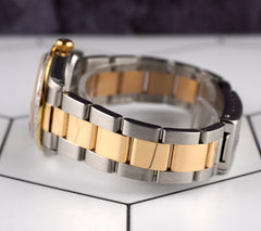 Rolex Oyster Perpetual Ladies 31mm 18k Yellow Gold & Steel 2ct DIAMOND Watch