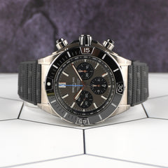 Breitling 44mm Super Chronomat B01 Chrono Rubber Men's Watch EB0136251M1S1