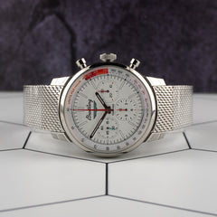 Breitling 41mm Top Time Ford Thunderbird White Dial Automatic Mens Watch AB0176