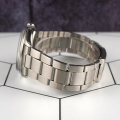 Rolex Oyster Perpetual 36mm Silver Dial Vintage Steel Mens Watch 1018