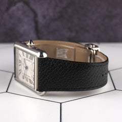 Cartier Tank Must Large 31x41mm Steel Silver Dial Mens Watch 4490/WSTA0040