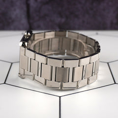 Cartier Tank Solo 27x34mm Steel Silver Dial Men's Watch 3169