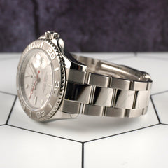 Rolex Yacht-master 40mm Steel Platinum Dial Bezel Men's Watch 16622