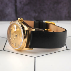Rolex DAY-DATE 36mm 18K Yellow Gold President Diamond Dial Men's Watch 18038