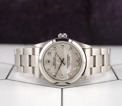 Rolex Oyster Perpetual 31mm Stainless Steel White Mop Dial Watch 67480