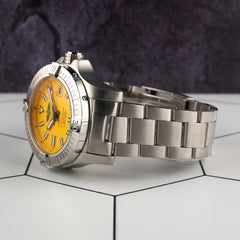 Breitling Avenger 45mm Seawolf Yellow Dial Steel Men's Watch A17319