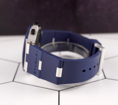 Bvlgari 40mm Capri Automatic Aluminum Mens Rubber Wrist Watch BB40ATCH