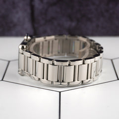 Cartier Tank Must 29.5 x 22mm Silver Roman Dial Steel Watch Ref 4322/WSTA0107
