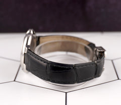 Cartier Ballon Bleu 33mm Silver Dial Steel Automatic Ladies Watch 3489