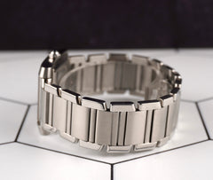 Cartier 28mm Tank Francaise Silver Dial Stainless Steel Automatic Watch 2302