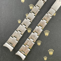 Rolex 13mm Ladies Stainless Steel Crown Oyster Riveted 7204 Band "66" Ends 6917