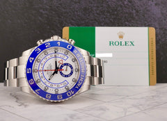 Rolex Yacht-Master II 44mm Blue Cerachrom Bezel Stainless Steel 116680