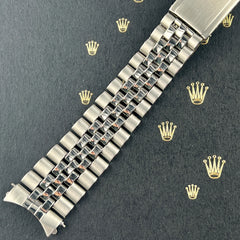 Rolex Datejust 1967 20mm Men's Jubilee Bracelet Steel Crown Band Ref 1601