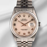 Rolex 36mm Datejust Anniversary Dial Jubilee Bracelet Steel Men's Watch 16220