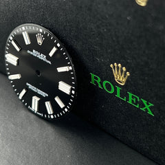 Rolex 41mm Oyster Perpetual Men's Steel Black Dial White Stick Ref: 124300